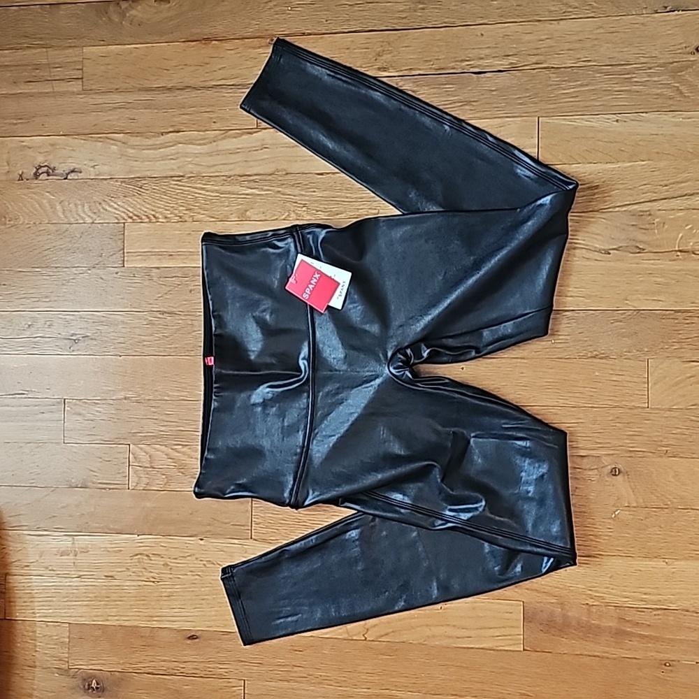 NEW Spanks Faux Leather Leggings